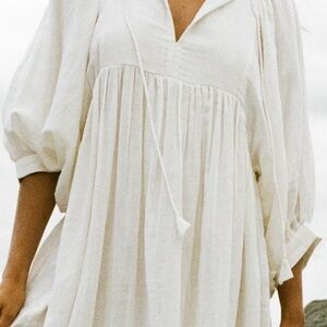 Daughter of india white dress